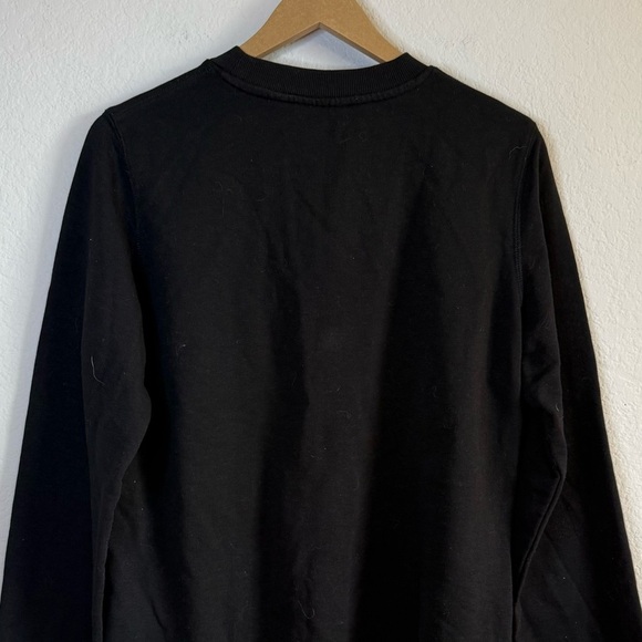 Cheap Monday Coach Block Logo Black and White Crewneck Long Sleeve Boxy Sweater - Picture 7 of 12
